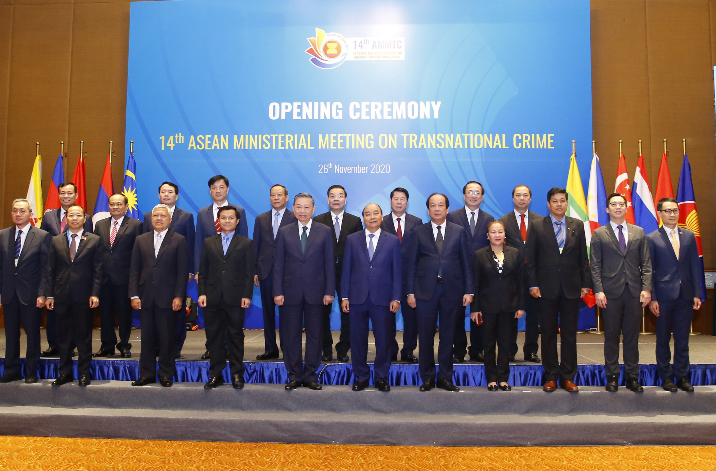 Khai mạc Hội nghị Bộ trưởng ASEAN về phòng, chống tội phạm xuyên quốc gia lần thứ 14
